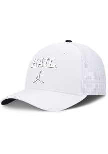 Nike Michigan Wolverines Rise Structured Adjustable Hat - White