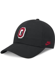 Nike Black Ohio State Buckeyes Retro Dri-Fit Club Unstructured Swoosh Adjustable Hat