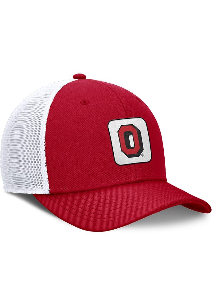 Nike Ohio State Buckeyes Retro Rise Structured Adjustable Hat - Red