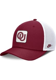 Nike Oklahoma Sooners Retro Rise Structured Trucker Adjustable Hat - Cardinal