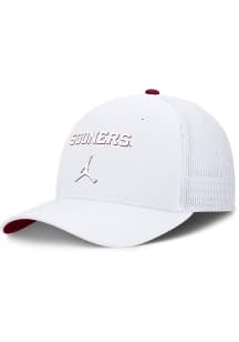 Nike Oklahoma Sooners Rise Structured Adjustable Hat - White