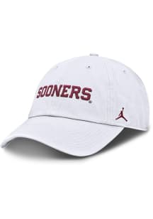 Nike Oklahoma Sooners Club Unstrctured Adjustable Hat - White