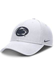 Nike White Penn State Nittany Lions Dri-Fit Club Structured Swoosh Adjustable Hat