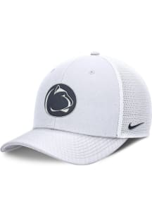 Nike White Penn State Nittany Lions Rise Structured Trucker Adjustable Hat