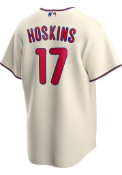 Rhys Hoskins Philadelphia Phillies Mens Replica 2020 Alternate Jersey - Ivory