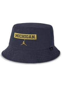 Nike Michigan Wolverines Navy Blue Apex Bucket Hat Mens Bucket Hat