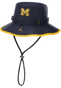 Michigan Wolverines Nike Apex Boonie Bucket Hat Mens Bucket Hat - Navy Blue