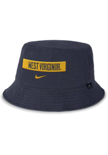 Nike West Virginia Mountaineers Navy Blue Apex Bucket Hat Mens Bucket Hat