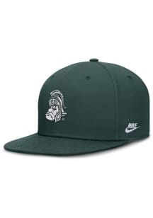 Michigan State Spartans Nike Nike True Wool Fitted Cap Fitted Hat - Green