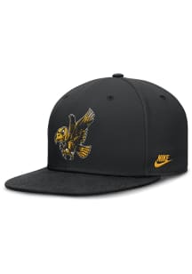 Iowa Hawkeyes Nike Nike True Wool Fitted Cap Fitted Hat - Black