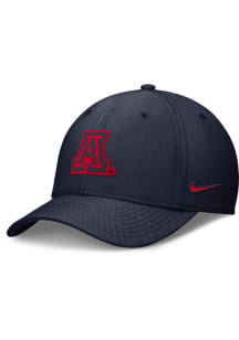 Nike Arizona Wildcats Mens Navy Blue Structured Swooshflex Cap Flex Hat