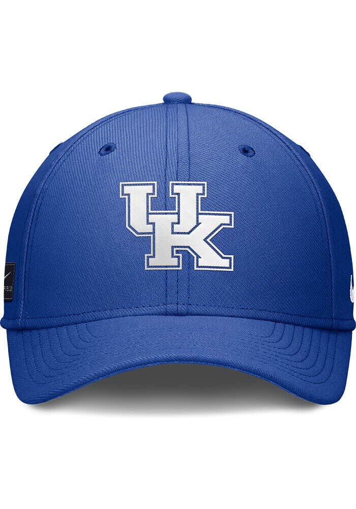 Nike Kentucky Wildcats Mens Blue Structured Swooshflex Cap Flex Hat