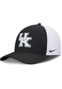 Nike Kentucky Wildcats Mens Black Rise Structured Futura Trucker Cap Flex Hat