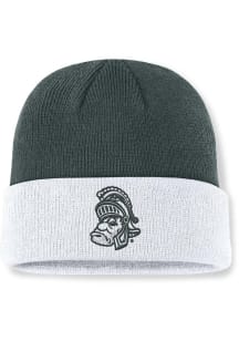 Michigan State Spartans Nike Nike Terra Standard Cuff Beanie Mens Knit Hat - Green