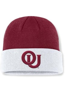 Nike Oklahoma Sooners Cardinal Nike Terra Standard Cuff Beanie Mens Knit Hat