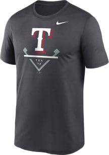 Nike Texas Rangers Grey Legend Short Sleeve T Shirt