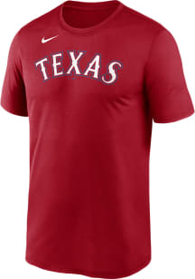Nike Texas Rangers Red Legend Short Sleeve T Shirt