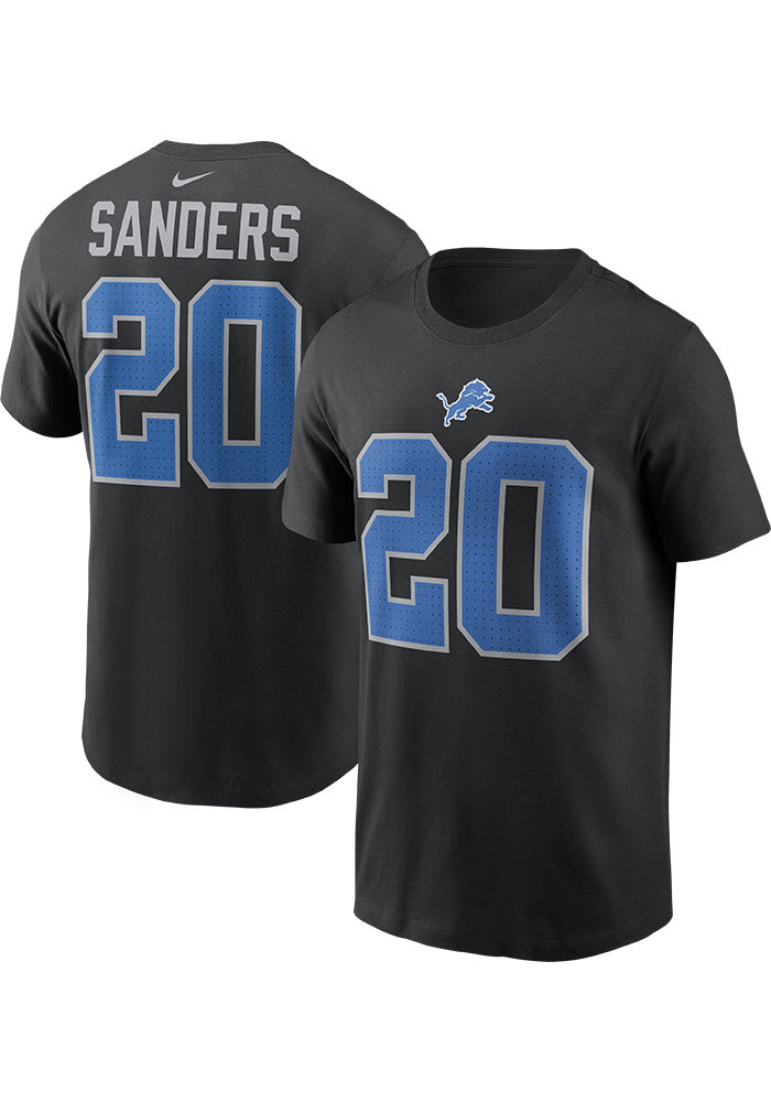 Barry sanders t shirt on sale