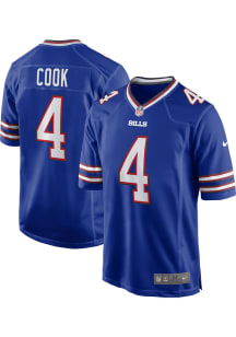 James Cook  Nike Buffalo Bills Blue Home Game Football Jersey