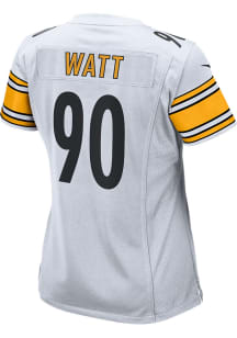 TJ Watt  Nike Pittsburgh Steelers Womens White Road Game Football Jersey