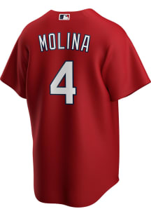 Yadier Molina St Louis Cardinals Mens Replica Alternate Jersey - Red