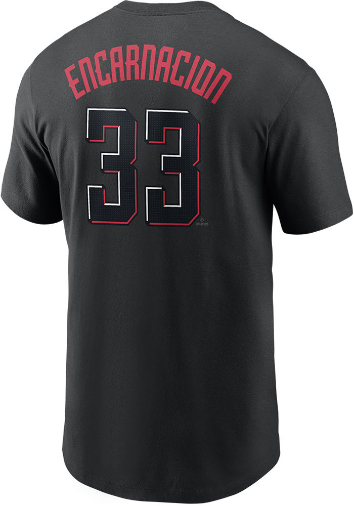 Christian Encarnacion-Strand Cincinnati Reds Black City Con Short Sleeve Player T Shirt