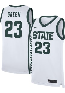 Draymond Green Mens White Michigan State Spartans Replica Basketball Basketball Jersey