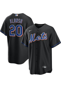 Pete Alonso New York Mets Mens Replica Alt Jersey - Black