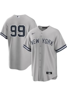 Aaron Judge New York Yankees Mens Replica Road Jersey - Grey