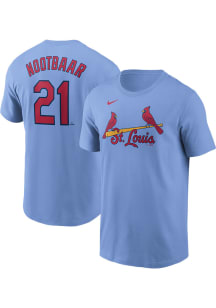 Lars Nootbaar St Louis Cardinals Light Blue Alt Short Sleeve Player T Shirt