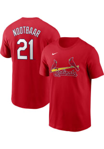 Lars Nootbaar St Louis Cardinals Red Home Short Sleeve Player T Shirt