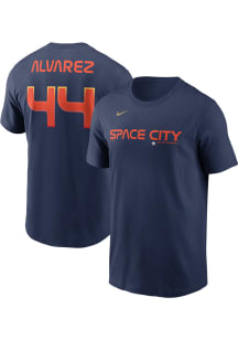Yordan Alvarez Houston Astros Navy Blue City Con Short Sleeve Player T Shirt