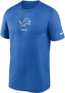 Nike Detroit Lions Blue Legend Size Short Sleeve T Shirt