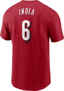 Jonathan India Cincinnati Reds Red TC Short Sleeve Player T Shirt