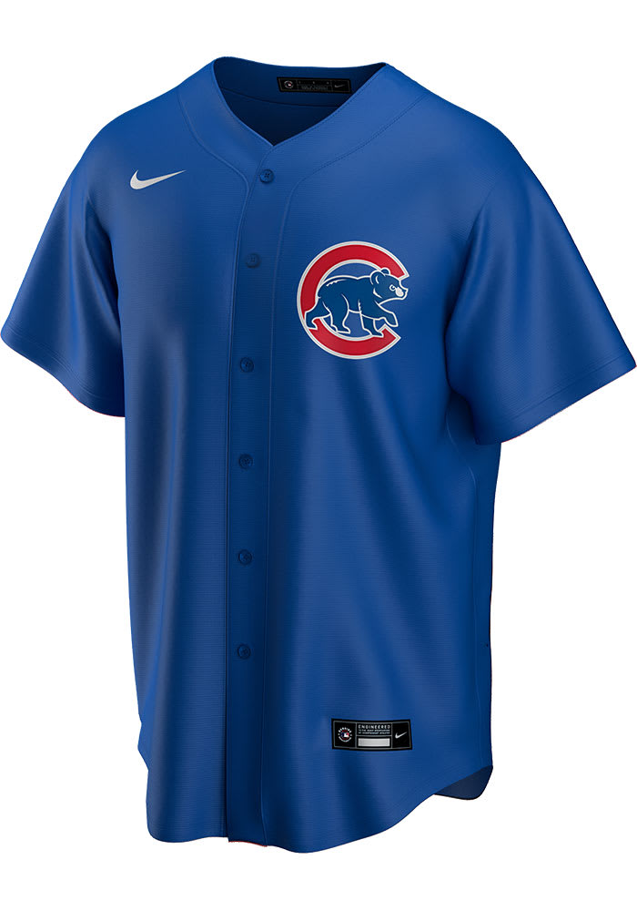Chicago Cubs Mens Nike Replica 2020 Alternate Jersey - Blue