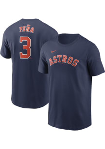 Jeremy Pena Houston Astros Navy Blue TC Short Sleeve Player T Shirt