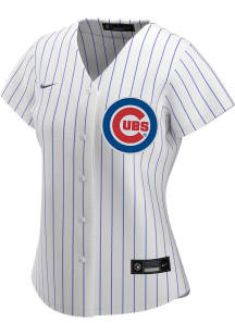 Chicago Cubs Womens Nike Replica Home Jersey - White