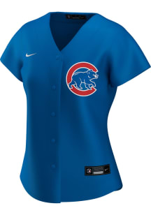Chicago Cubs Womens Nike Replica Alternate Jersey - Blue