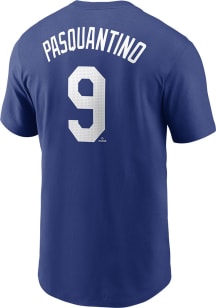 Vinnie Pasquantino Kansas City Royals Blue TC Short Sleeve Player T Shirt