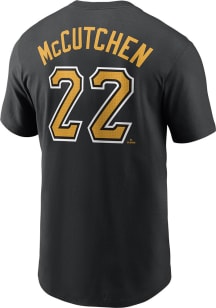 Andrew McCutchen Pittsburgh Pirates Black TC Short Sleeve Player T Shirt