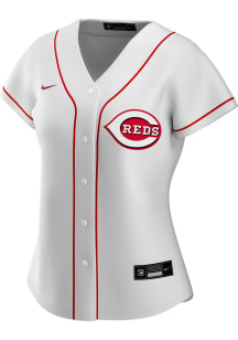 Cincinnati Reds Womens Nike Replica Home Jersey - White