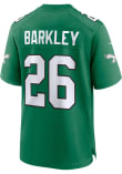 Saquon Barkley  Nike Philadelphia Eagles Kelly Green Alt Football Jersey