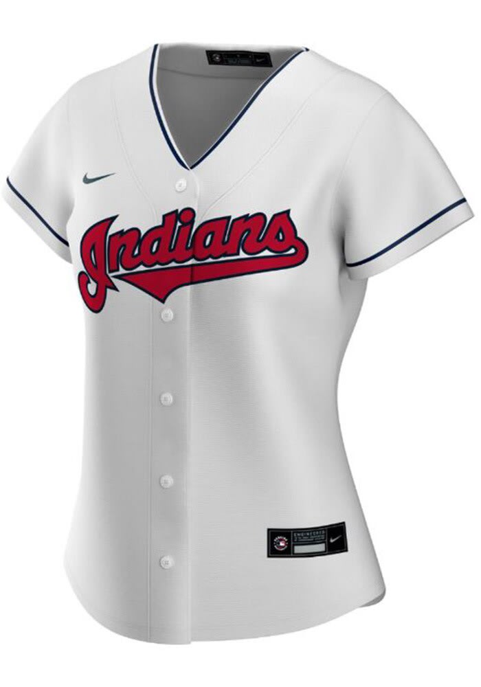 Cleveland Indians Mens Nike Replica 2020 Home Jersey - White