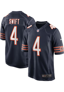 D'Andre Swift  Nike Chicago Bears Navy Blue Home Football Jersey