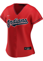 Cleveland Indians Womens Nike Replica 2020 Alternate Jersey - Red