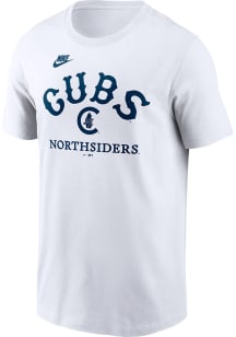 Nike Chicago Cubs White Wrecking Crew Short Sleeve T Shirt