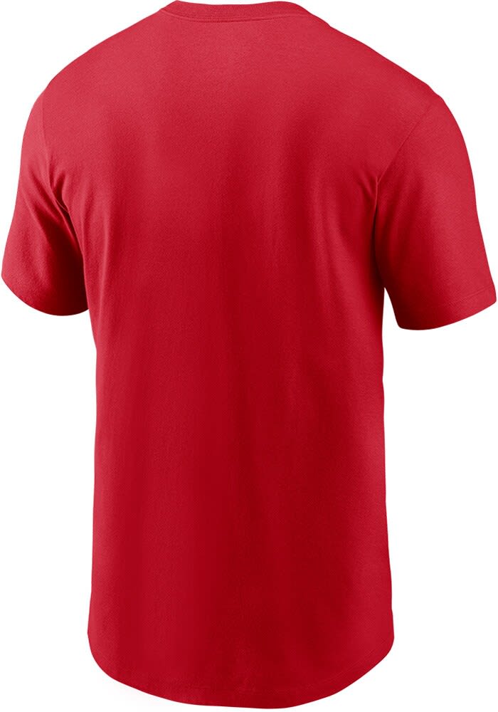 Nike Cincinnati Reds Red Viking Hat Short Sleeve T Shirt