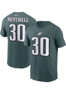 Quinyon Mitchell Philadelphia Eagles Midnight Green Home Short Sleeve Player T Shirt