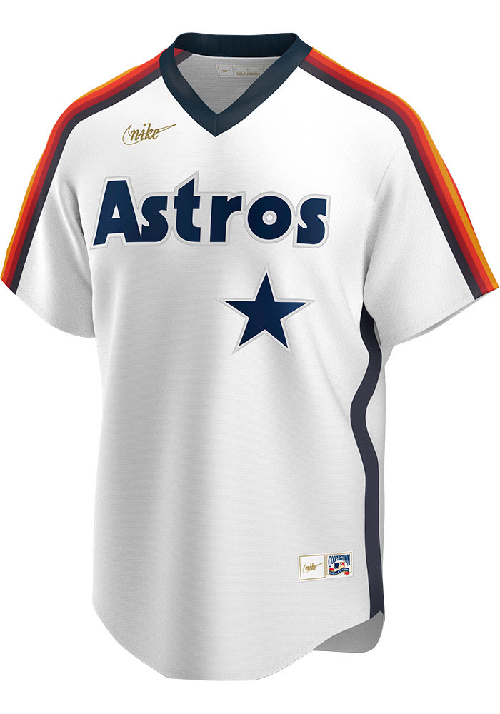 Houston Astros Nike Throwback Cooperstown Jersey - White