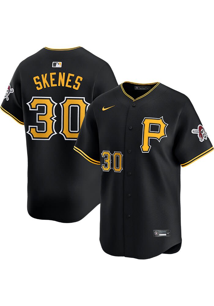 Paul Skenes Pittsburgh Pirates Mens Alt Limited Baseball Jersey - BLACK